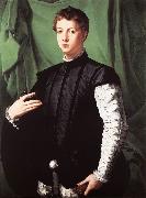 BRONZINO, Agnolo Portrait of Ludovico Capponi oil